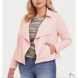 Torrid Light Pink Women's Crop Jacket